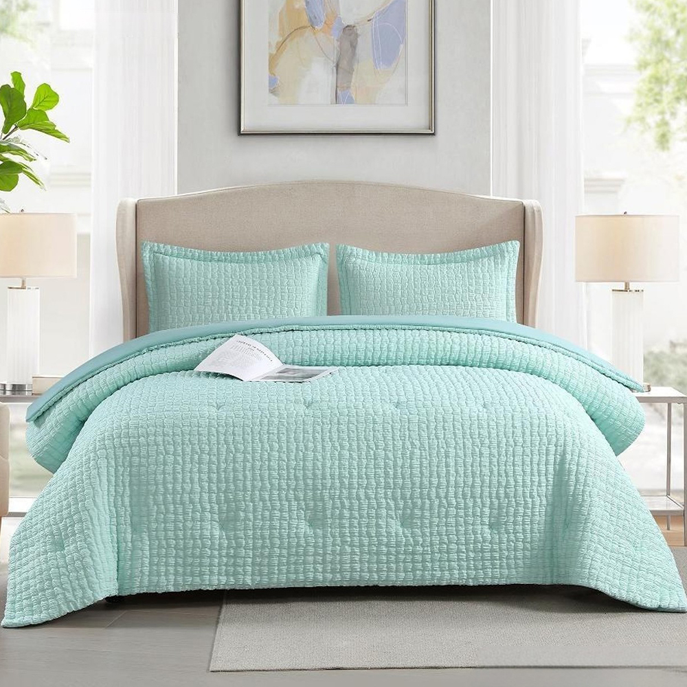 Sidney Textured Duvet Cover Quilt Cover Set Set ng Bedding
