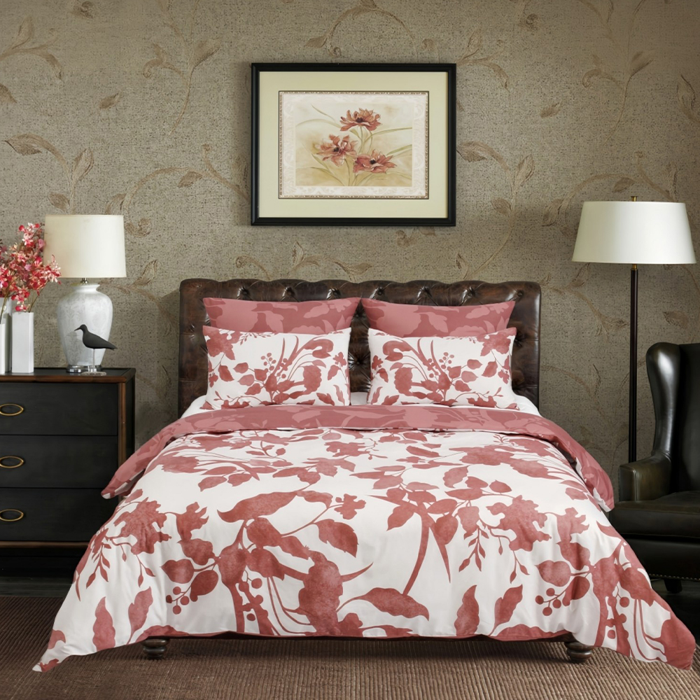Atlas Watercolor Botanical Modern floral Duvet Cover Quilt Cover Set Set ng Bedding