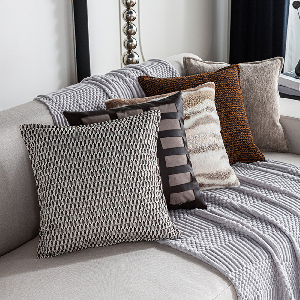 Jacquard cushion decor pillow